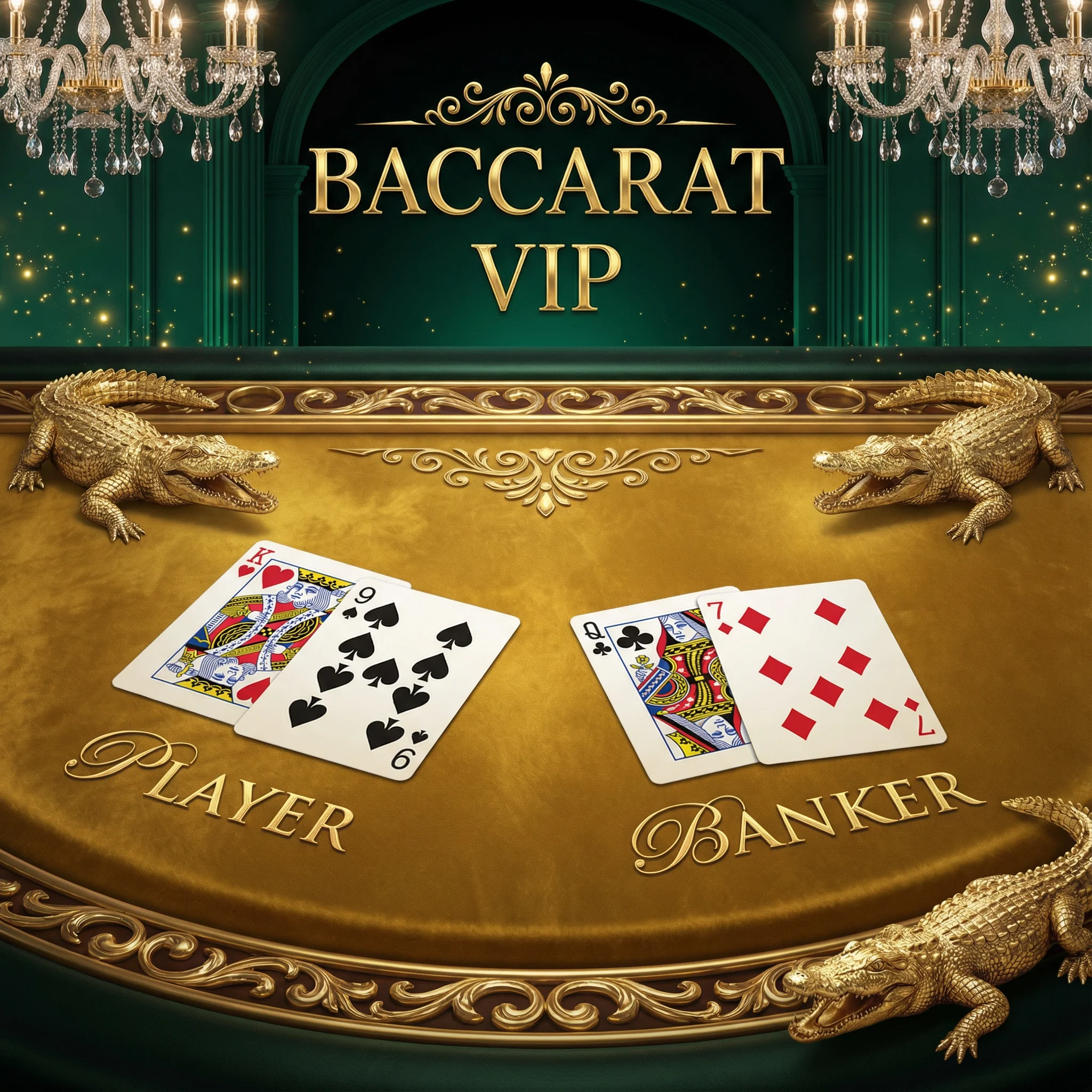 Mesa de Bacará VIP Rivalo Casino